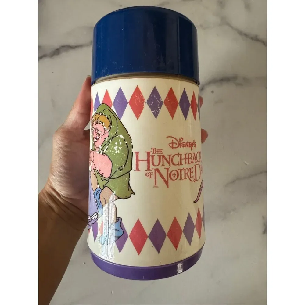 Vintage 1995 Walt Disney Hunchback of Notre Dame Quasimodo cup thermal cup with